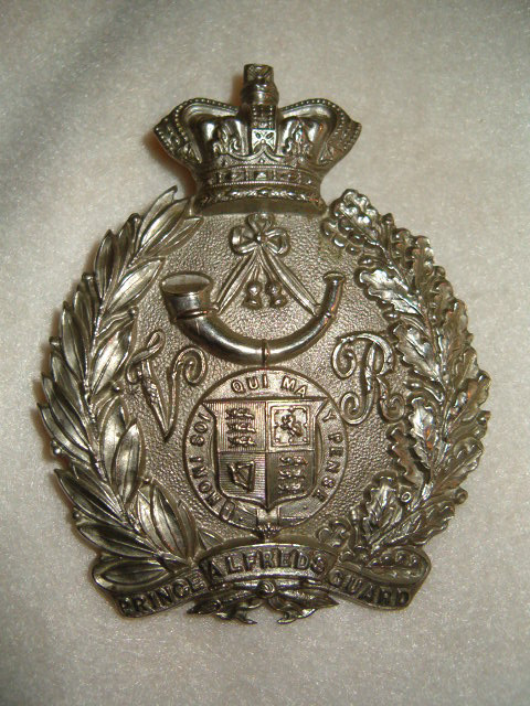 Prince Alfred’s Guard Rifle Volunteers Other Ranks Helmet Plate